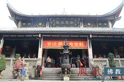 「华岩寺」恭迎观音菩萨圣诞　重庆华岩寺法师领众诵经祈福