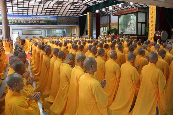 「佛教」陕西法门寺开启传授三坛大戒法会