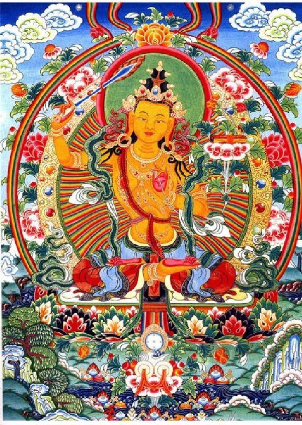 「文殊菩萨」积福慧：2016年文殊菩萨圣诞暨为考生供灯祈福共修