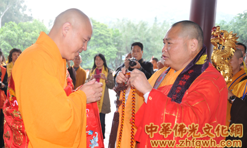 「佛教」广东东莞黄旗观音古寺自度法师升座庆典隆重举行