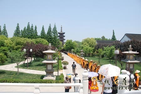 「寒山寺」姑苏寒山寺举行隆重的托钵乞食法会 「寒山寺」姑苏寒山寺举行隆重的托钵乞食法会