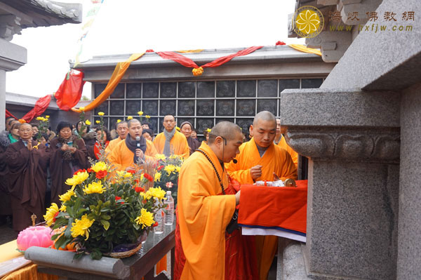 「佛教」达明法师舍利奉安仪式在福建资国寺举行
