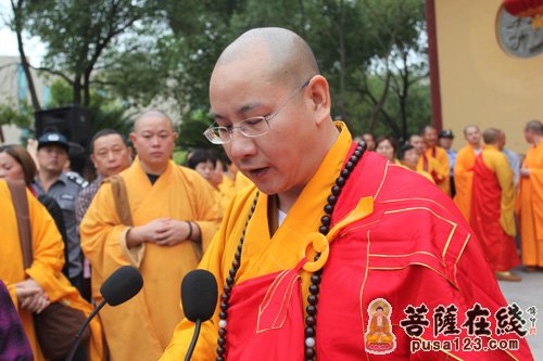 「万寿寺」上海万寿寺举行全堂佛像开光暨续建法师荣膺方丈升座庆典法会