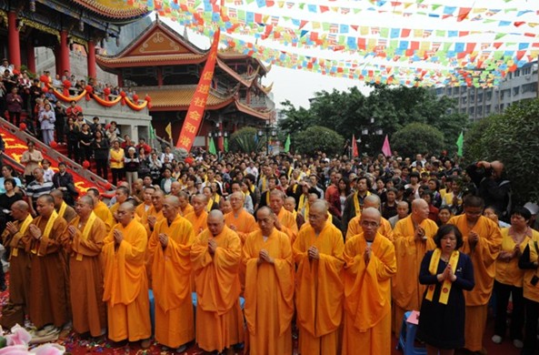 「大雄宝殿」重庆万州慈云寺隆重举行大雄宝殿落成暨佛像开光庆典法会