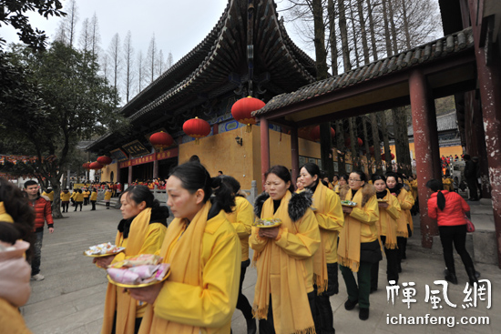 「五祖寺」湖北黄梅五祖寺举行新年素斋宴供佛活动 「五祖寺」湖北黄梅五祖寺举行新年素斋宴供佛活动
