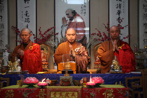「素食文化」2014年太仓同觉寺春季短期出家营圆满暨同觉寺首届两岸三地素食文化交流周启动仪式
