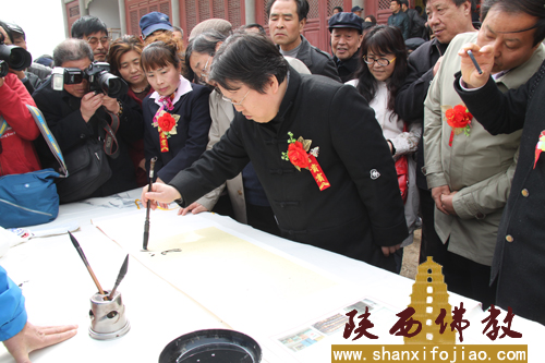 「书法」陕西宝鸡陈仓区禅龙寺首届书法收藏展暨书法笔会隆重举行 「书法」陕西宝鸡陈仓区禅龙寺首届书法收藏展暨书法笔会隆重举行