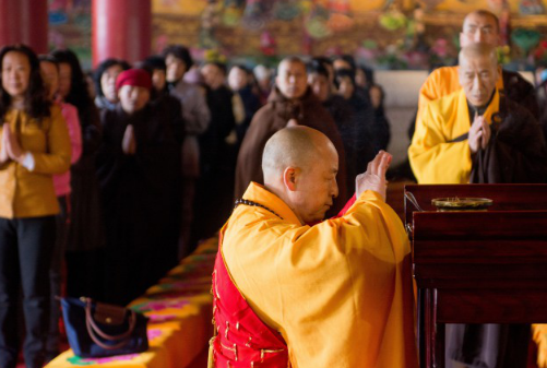 「极乐寺」山西广灵县极乐寺隆重举办观音菩萨圣诞祝祷法会暨三皈五戒传授法会