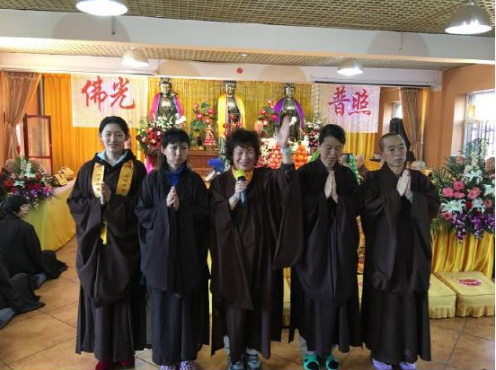 「佛教」黑龙江果成寺隆重启建清明节三时系念法会