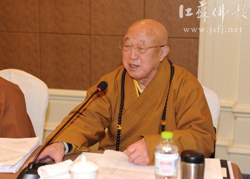 「佛教」江苏省佛教协会召开五届五次会长办公会
