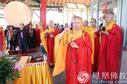 「佛教」加拿大佛教会湛山精舍举行广济龙王菩萨圣像升座仪式