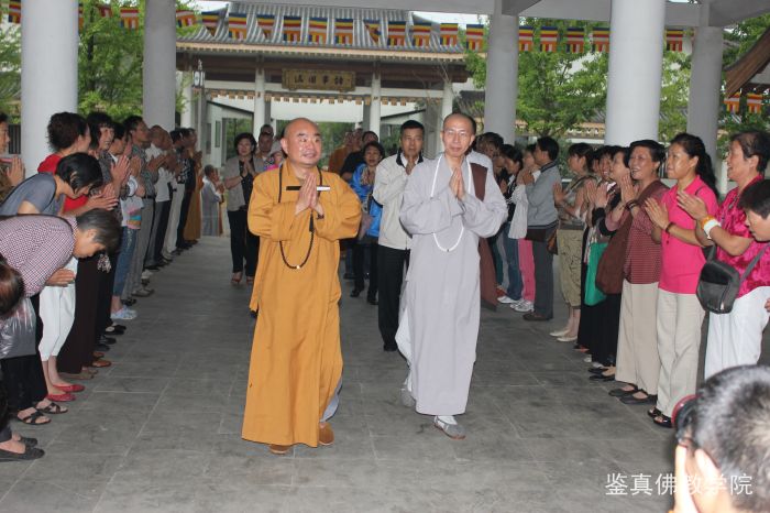 「佛教」香港著名学者定弘法师一行赴扬州鉴真佛教学院访问交流