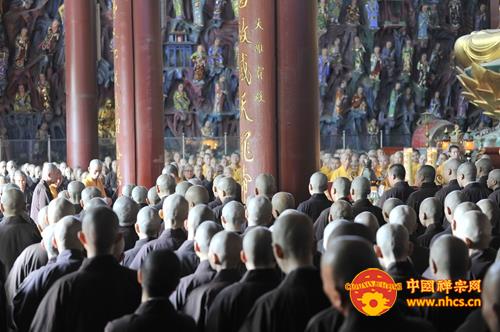 「佛教」广东南华禅寺2014年二部僧三坛大戒法会正式开始