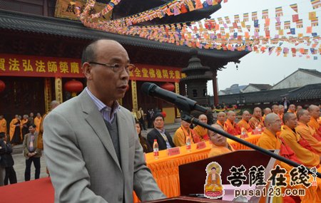 「佛教」法弘法师升座庆典暨绍兴安康寺全堂佛像开光法会取得圆满
