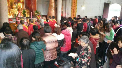「佛教」福建厦门中岩寺举办斋天千佛法会