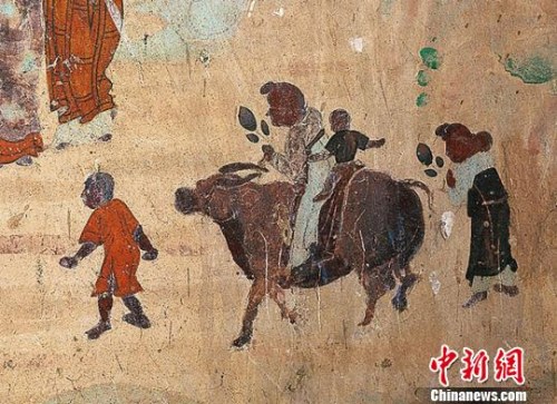 「敦煌壁画」敦煌壁画中的古代重阳 「敦煌壁画」敦煌壁画中的古代重阳