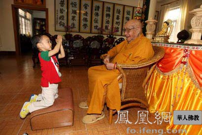 「佛教」佛门传奇 本焕长老与一个幼童之间相距百年的因缘