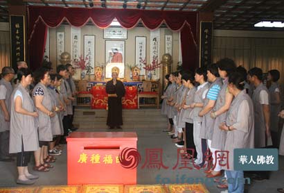 「佛教」江苏太仓同觉寺举行2013夏季禅修营共修法会
