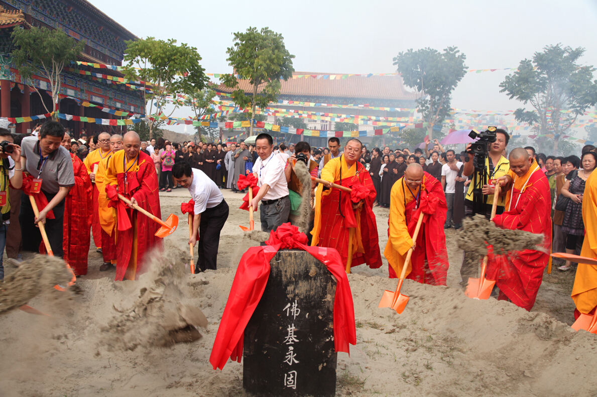 「佛教」湖北天门市西塔寺新殿落成佛像开光暨祈福消灾大法会圆满举行