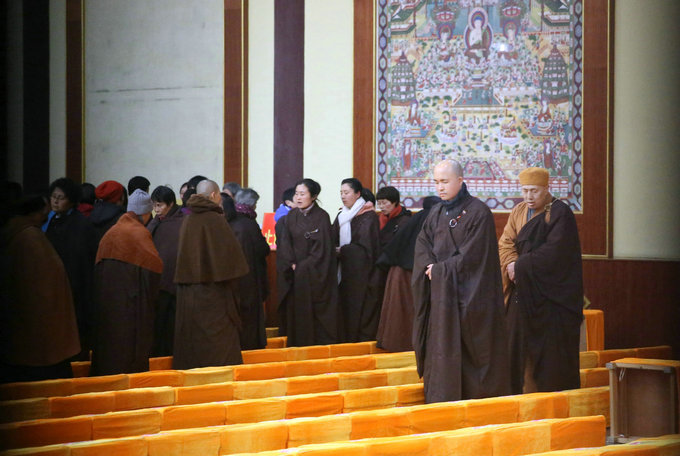 「东林寺」东林寺2017年2月份一昼夜经行法会圆满结束