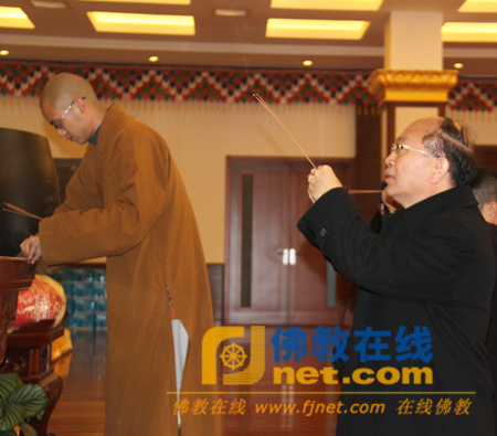「佛教」台湾中华佛教居士会一行前往北京龙泉寺参观访问