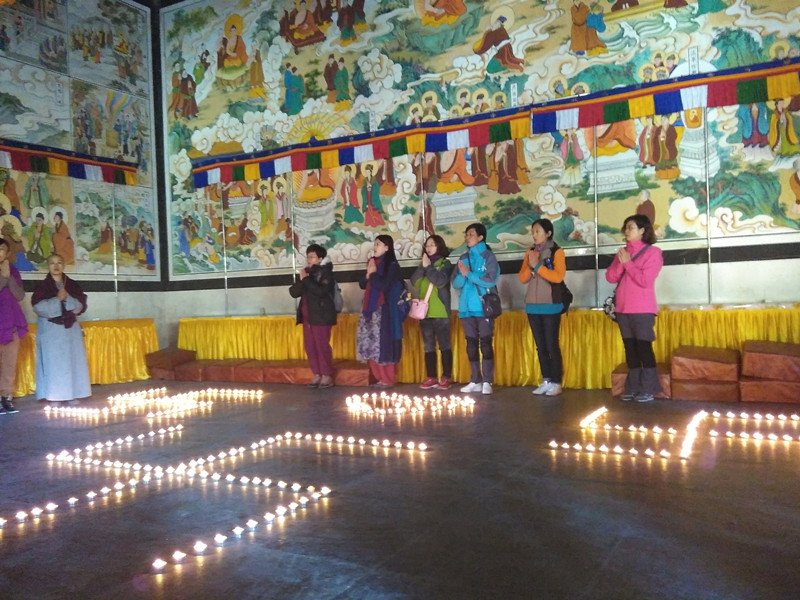 「佛教」北京大觉堂五台山供灯，祁请善知识长久住世