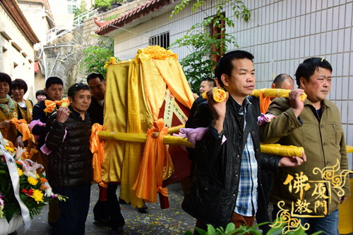 「福建厦门」福建厦门万石莲寺举行开因尼师追思荼毗法会
