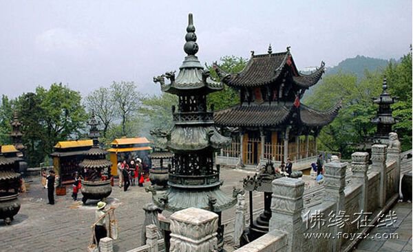 「九华山」安徽九华山月身宝殿地藏菩萨真身