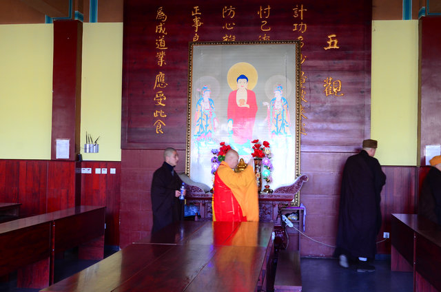 「东林寺」江西九江东林寺2014年冬季佛七开始