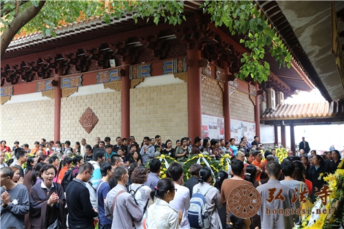 「弘法寺」广东深圳弘法寺首座白云长老荼毗法会举行