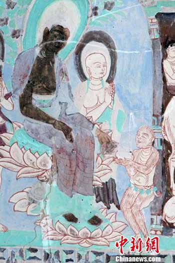 「文物」大量猴形象文物“待客” 敦煌莫高窟春节“不打烊”