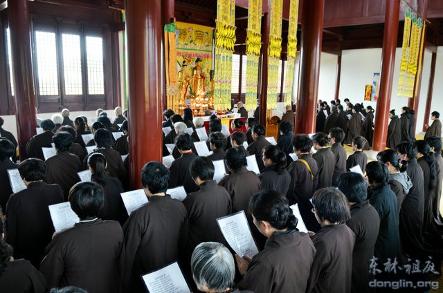 「佛教」江西东林祖庭4月上旬百万佛号闭关念佛活动顺利出关