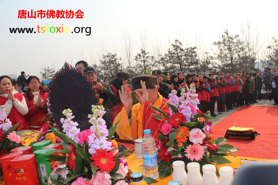 「佛教」河北唐山千佛寺举办大型放生法会