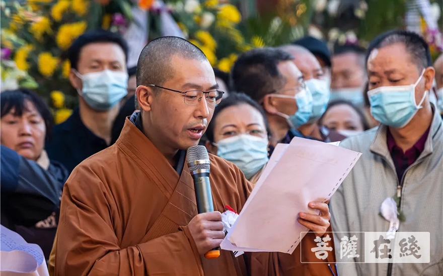 「佛教」五台山佛母洞举行悲月法师追思暨起龛安葬法会