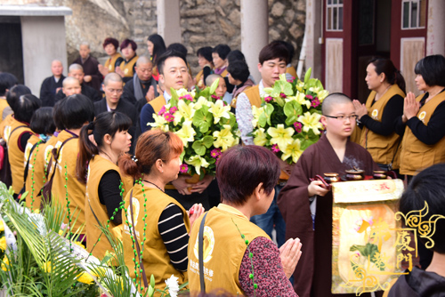 「福建厦门」福建厦门万石莲寺举行开因尼师追思荼毗法会