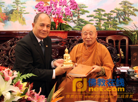 「佛教」世界佛教徒联谊会秘书长帕洛先生一行参访中佛协