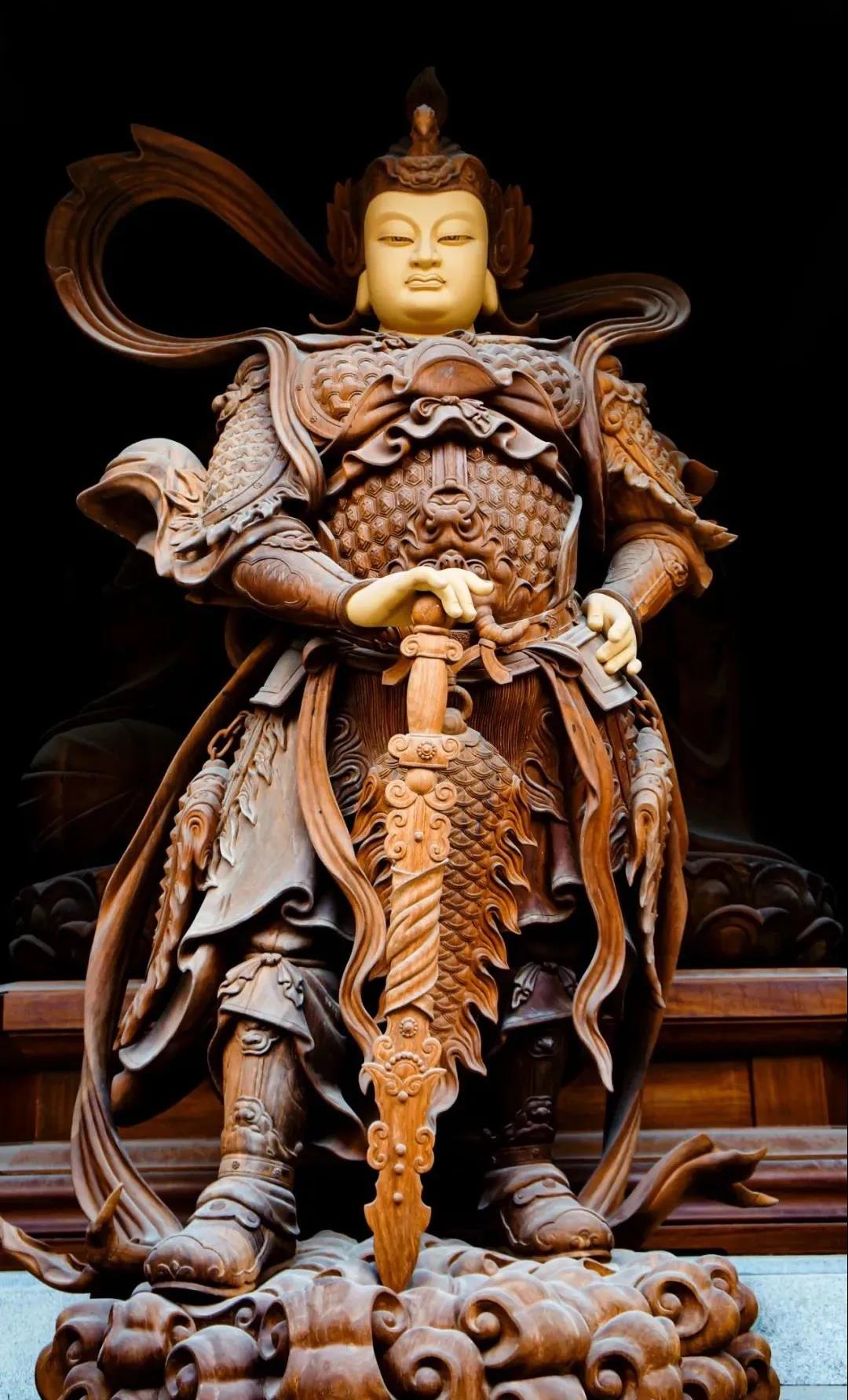 「佛教」今日恭逢韦驮菩萨圣诞！驱邪扶正气，​一杵镇山河！