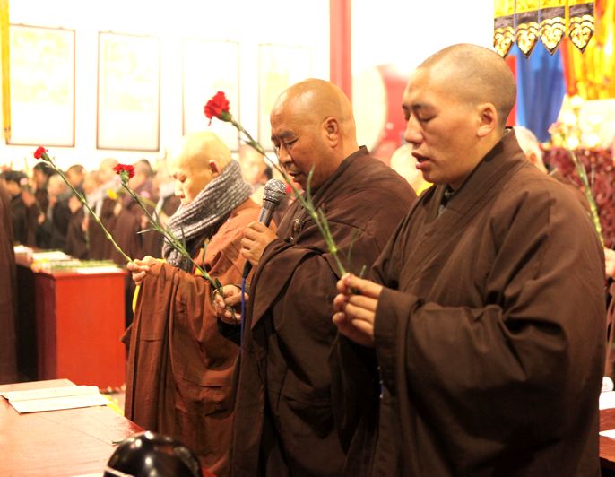 2013年2月14日慧日禅寺供佛斋天吉祥法会