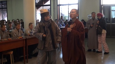 「五台山」山西五台山普寿寺举行欢度小年活动