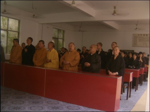 「佛教」普陀山能进法师赴江西博山能仁禅寺讲经说法