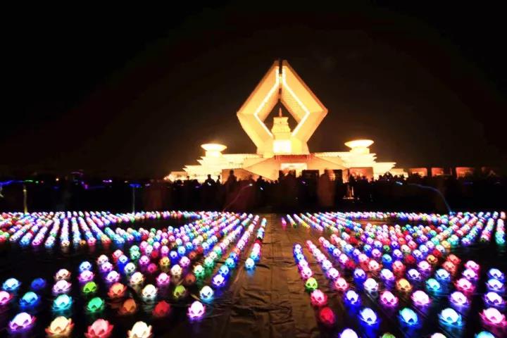 「佛教」法门寺佛指舍利盛世重光三十周年千人祈福传灯法会