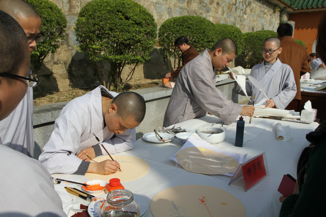 「艺术」广东尼众佛学院书画艺术交流笔会 「艺术」广东尼众佛学院书画艺术交流笔会