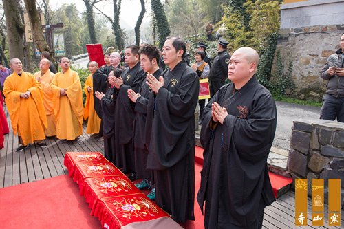 「佛教」江苏苏州穹窿山宁邦寺举行供僧福田斋活动