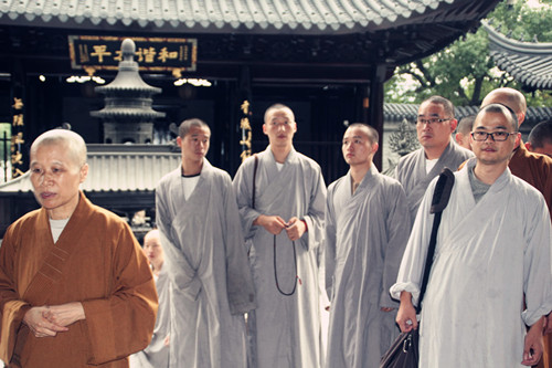 「佛教」浙江杭州佛学院师生参访温州太平寺