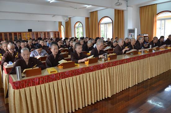 「佛教」浙江慈云佛学院如期举办一年一度地藏七法会