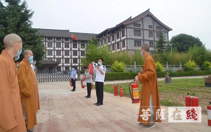 「消防」法门寺、法门寺佛学院开展“消防安全生产月”主题学习