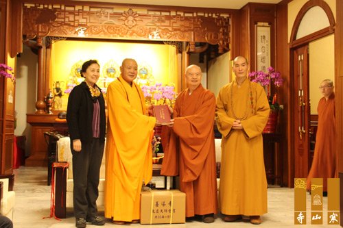 「佛教」江苏寒山寺参访团赴台进行佛教交流