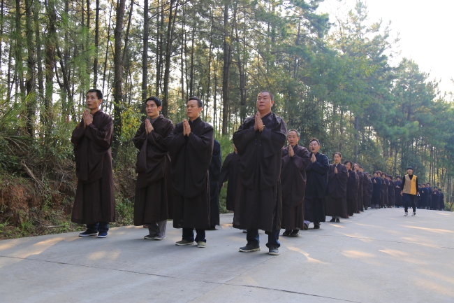 「潮阳」广东汕头市潮阳朝圣团朝礼江西东林大佛