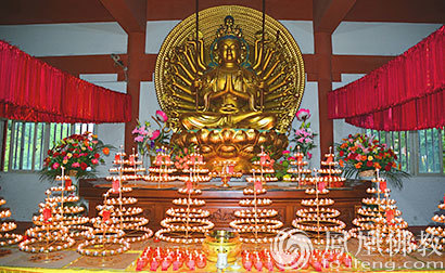 「芙蓉」农历九月十九 东莞芙蓉寺举行观音祈福法会
