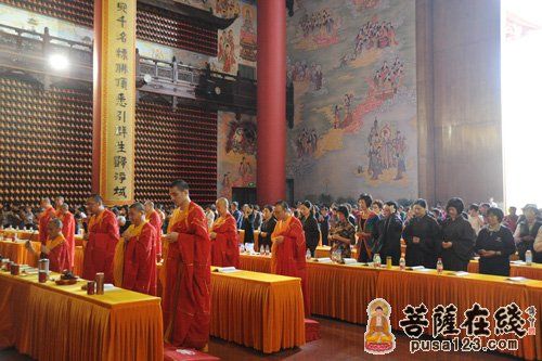 「佛教」上海东林寺隆重举行文殊菩萨圣诞法会 广德法师主法